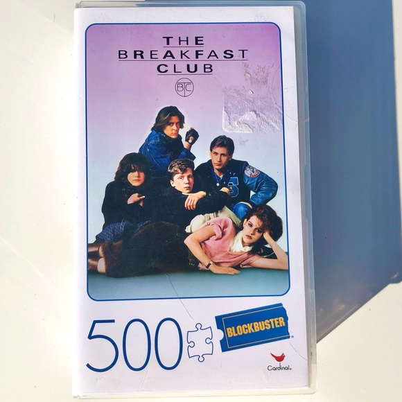 NWB The Breakfast Club Movie 500 Piece Puzzle In A Blockbuster Video Box New - Picture 2 of 6